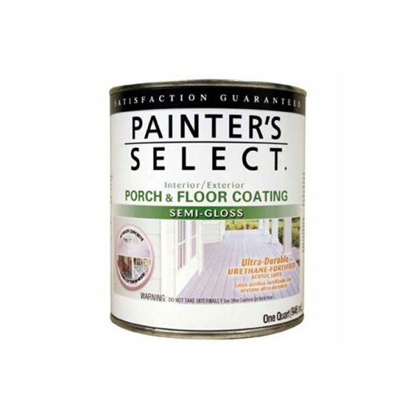 General Paint Painter's Select Urethane Fortified Semi-Gloss Porch & Floor Coating, Medium Gray, Quart - 112176 - main
